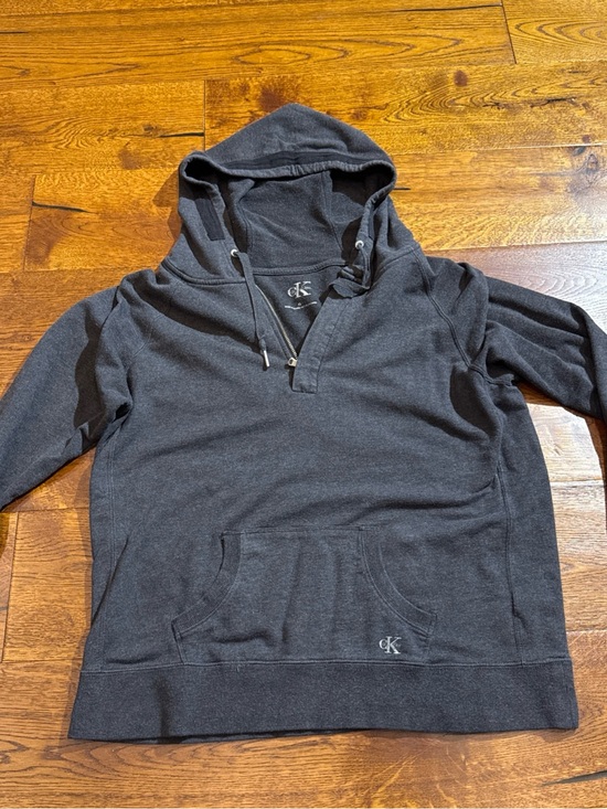 Calvin Klein Tops - Calvin‎ Klein Black Zip Hoodie with Subtle Logo